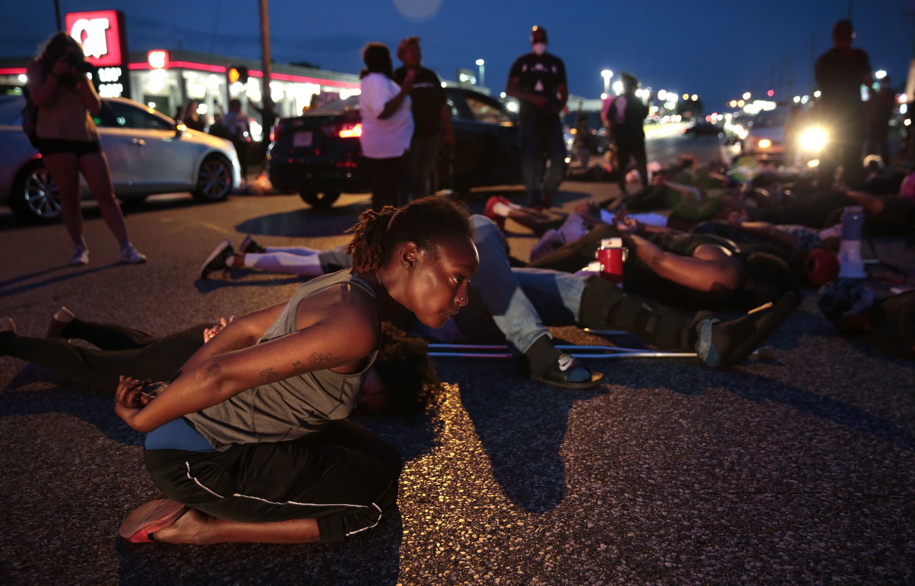 Protesters march on Florissant